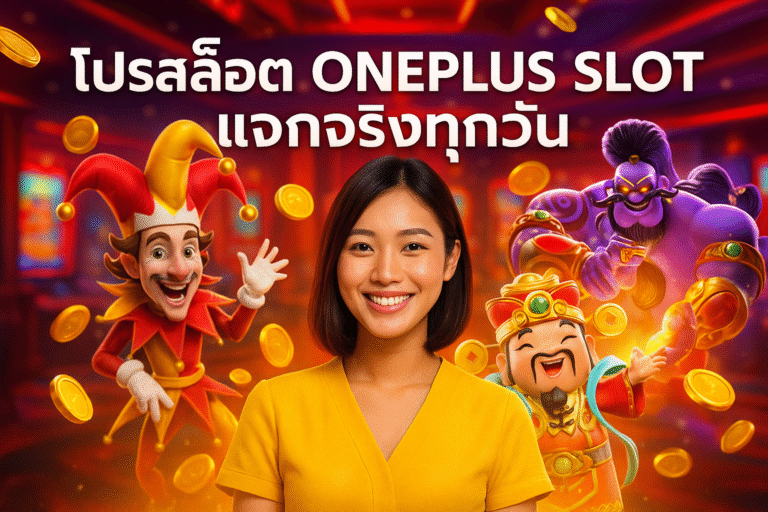 โปรสล็อต ONEPLUS SLOT แจกจริงทุกวัน