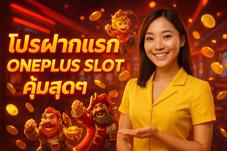 โปรฝากแรก ONEPLUS SLOT คุ้มสุดๆ