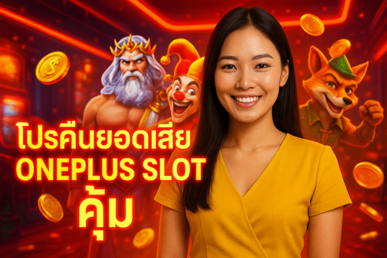 โปรคืนยอดเสีย ONEPLUS SLOT เล่นยังไงก็คุ้ม