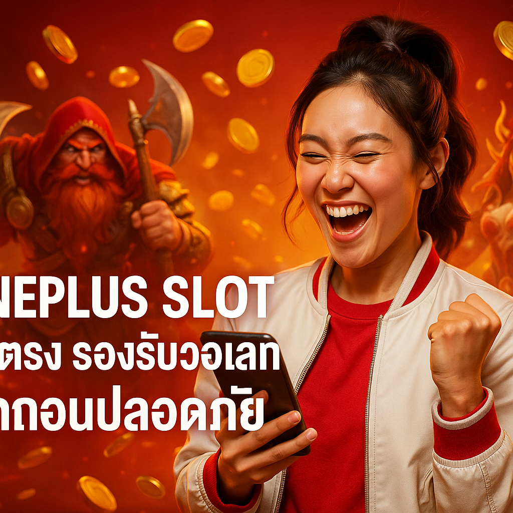 ONEPLUS SLOT เว็บตรง รองรับวอเลท ฝากถอนปลอดภัย