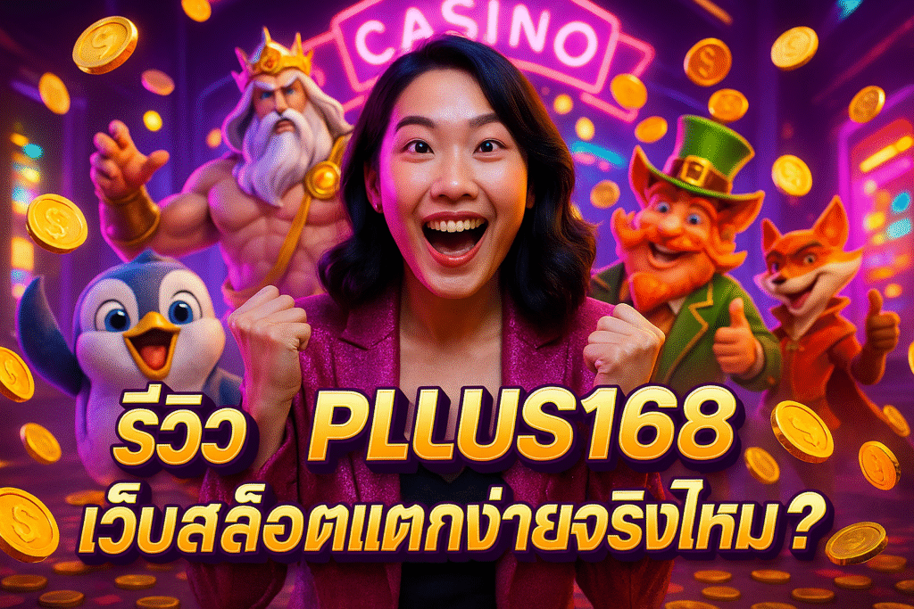รีวิว PLUS168 เว็บสล็อตแตกง่ายจริงไหม?